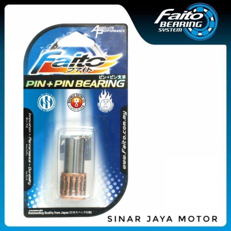 Pin Piston + Laher Bambu Piston Rx king FAITO ORI