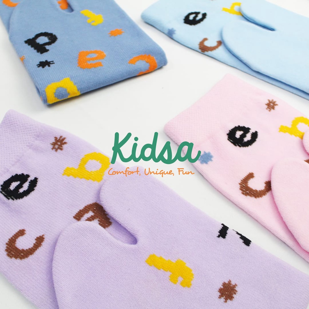 Kaos Kaki Jempol Anak Kanik Kidsa Motif Alphabet by Kanik