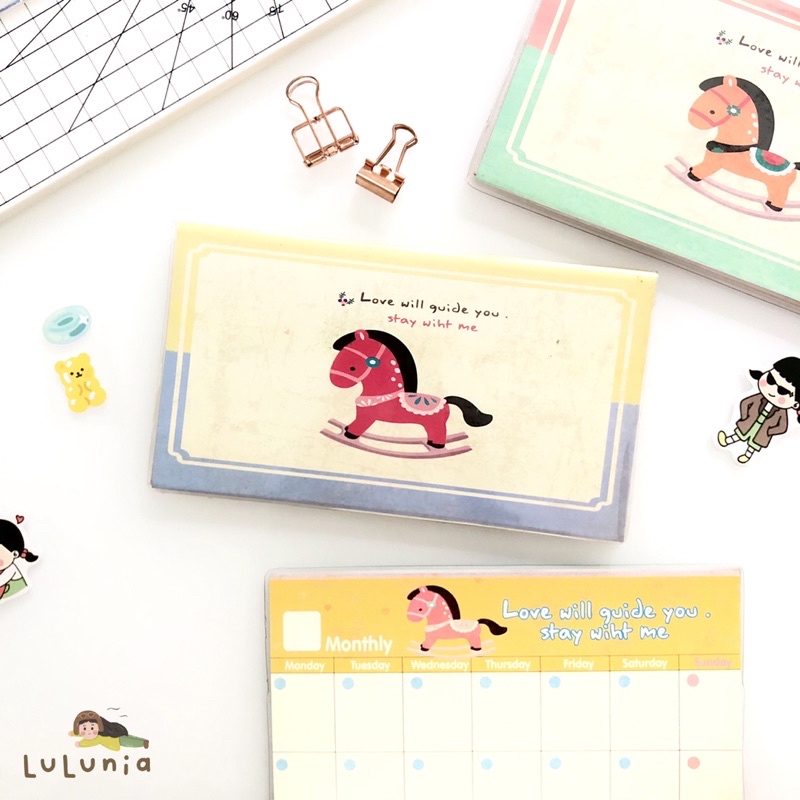 Jual PonyPlan Planner (notes/planner mingguan) Indonesia|Shopee Indonesia