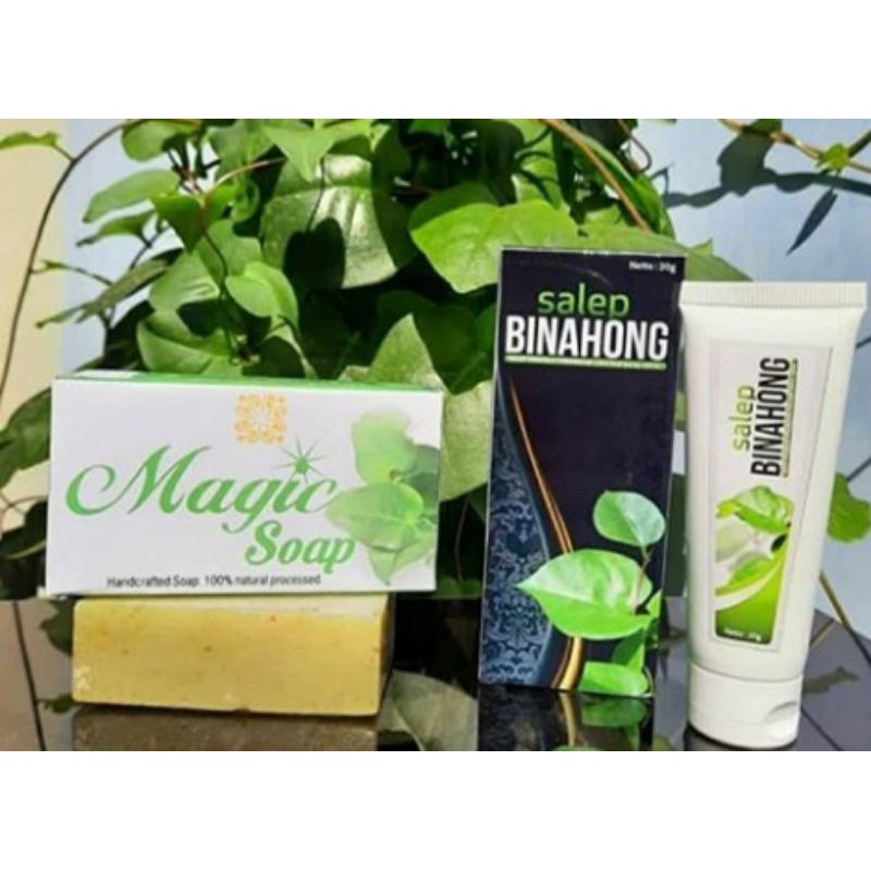 PAKET UNTUK KULIT GATAL, LUKA, DAN JERAWAT SABUN DAN SALEP BINAHONG