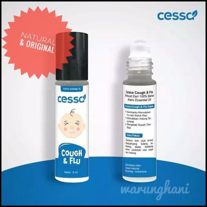 Cessa Essential Oil Cough Flu Obat Batuk Pilek Flu Bayi Anak Super Ampuh Shopee Indonesia