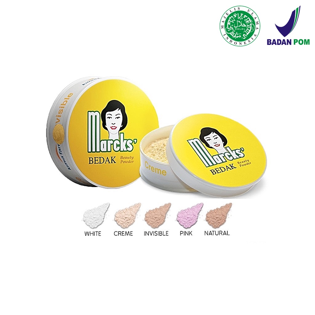 MARCKS Bedak Tabur Beauty Powder Classic 40gr