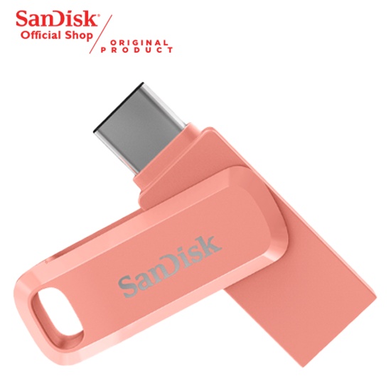 Sandisk OTG 64GB USB Type-C USB 3.1 Ultra Dual Drive Go - PEACH