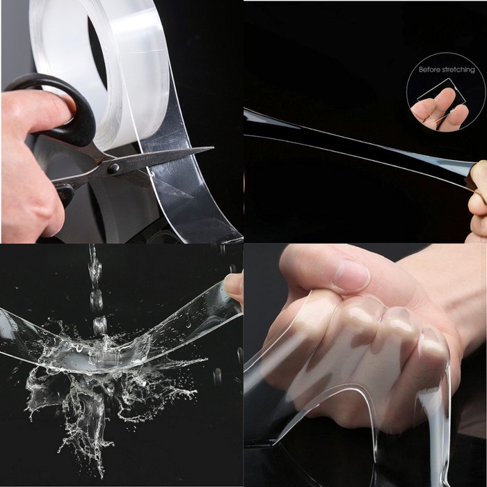 

Hadir Double Tip Bening 1-5Mtr Nano Tape Pollak Kuat Tahan Air Serbaguna Limited