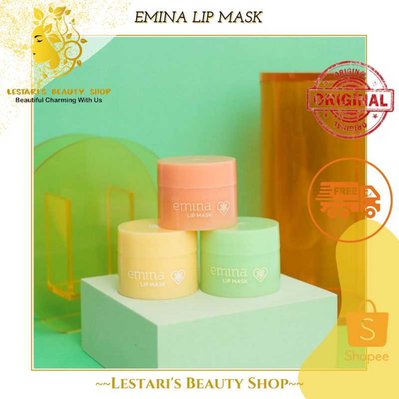 EMINA LIP MASK 9 gr / PERAWATAN BIBIR / LIP MASK EMINA