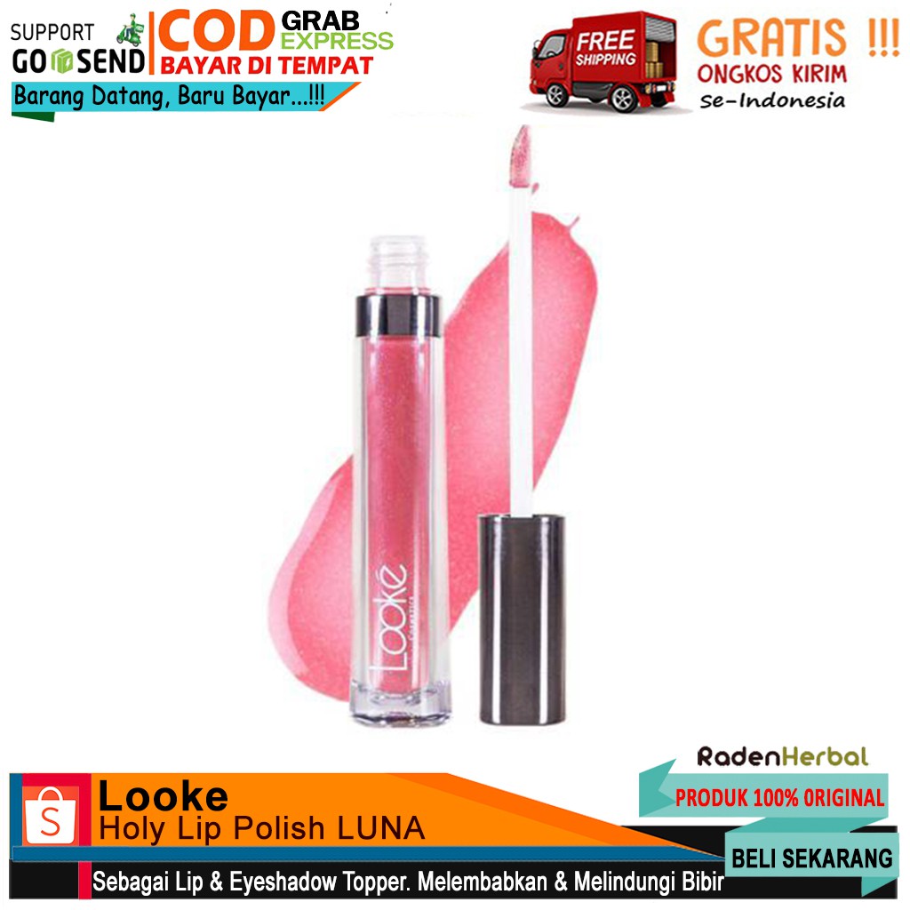 Looke Holy Lip Polish LUNA - Looke cosmetic/Looke Lipstik Original Nasa