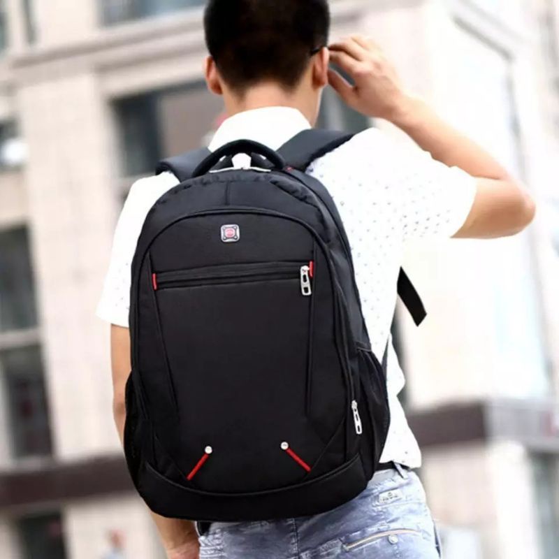 Ransel Polo Fresh Motif Ransel Bisnis Fashion Baru Tas Sekolah Remaja Tas Sekolah Kasual Olahraga Travel untuk Pria dan Wanita