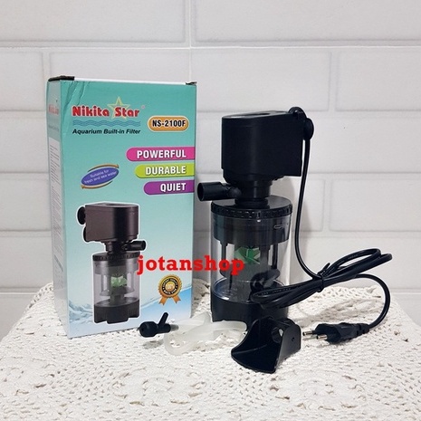 Nikita Star NS2100F NS 2100F 2100 F built in Filter Mesin Pompa Power Head Aquarium