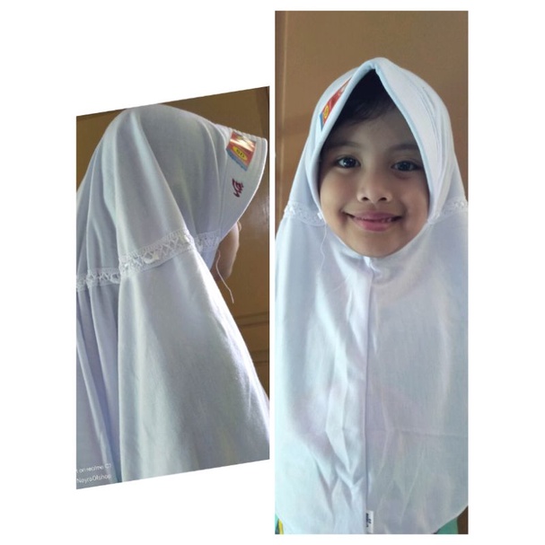 JILBAB SEKOLAH ANAK PUTIH