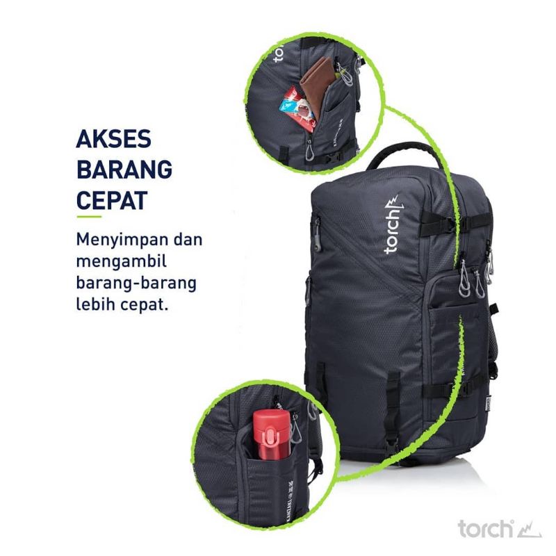 Tas Ransel Torch Kanzaki 30 Liter Original Murah