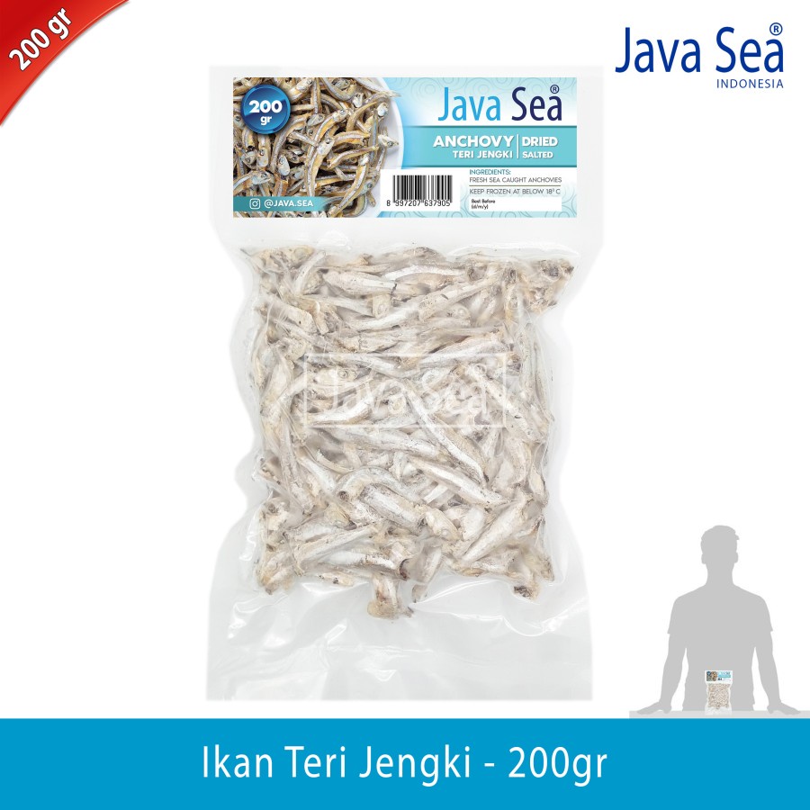

JAVA SEA Ikan Teri Jengki pack 200gr