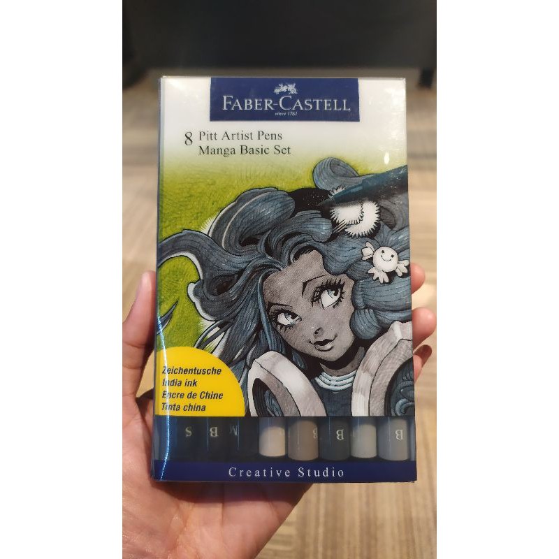 

Faber-Castell | Pitt Artist Pen Manga Basic set 8