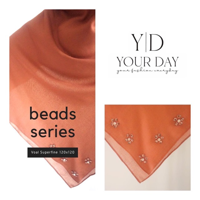 Beads series hijab | hijab segiempat | payet hijab | hijab payet | kerudung
