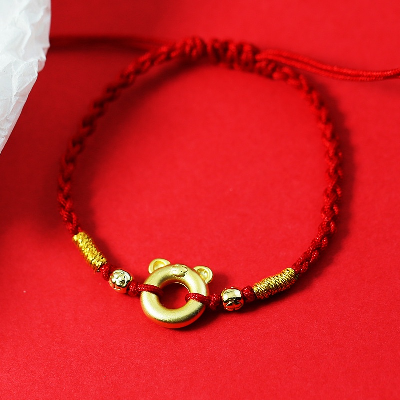Gelang Tali Merah Emas Untuk Pasangan