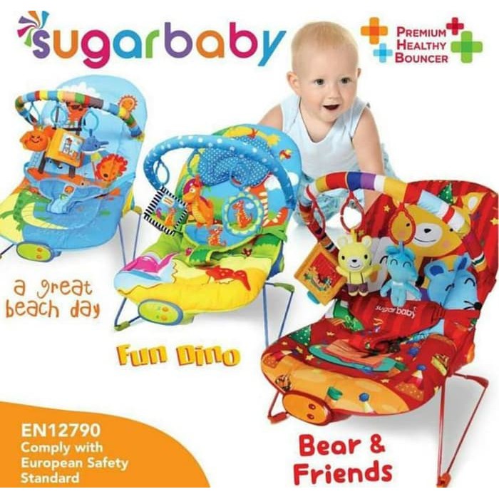 Bouncer Bayi 3 recline sugar baby 3 posisi sugar baby bouncher