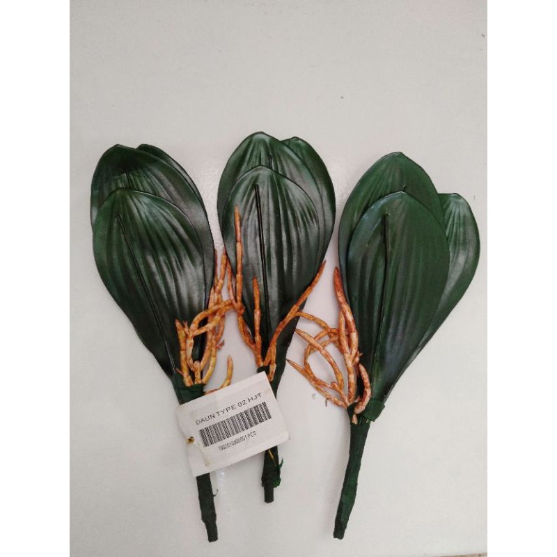 Daun anggrek latex