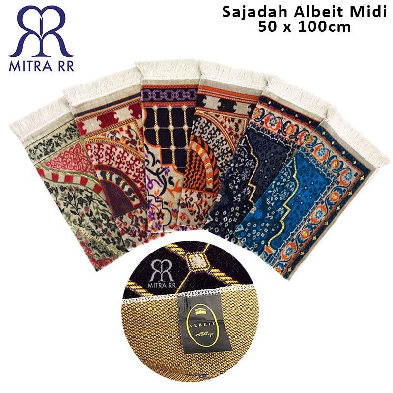 Sajadah Albeit Tanggung 50 x 100cm Sajadah Kanvas Midi Murah Made In Turkey