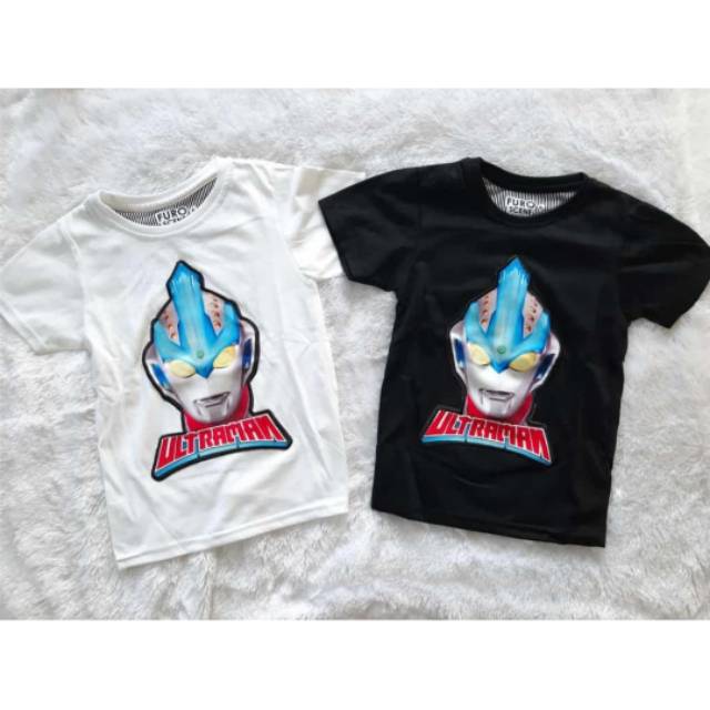 Kaos ultraman led nyala