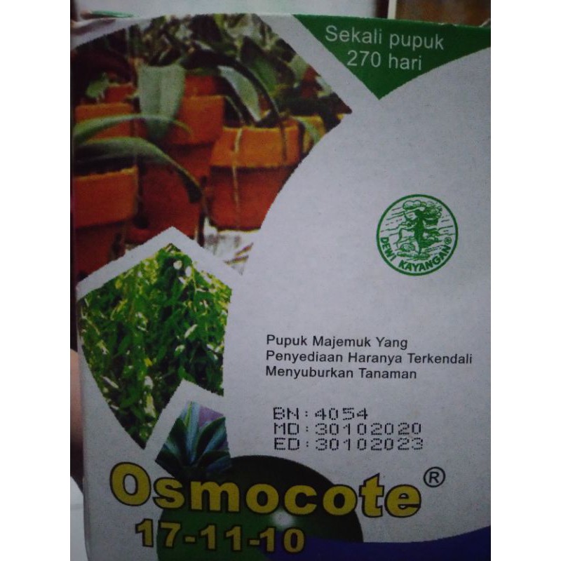 Pupuk Osmocote 17-11-10 Repack 10gr