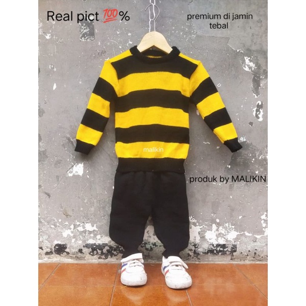 MALIKIN JOGER ANAK 1-2-3 unisex/STELAN ANAK/SWEATER  STELAN ANAK