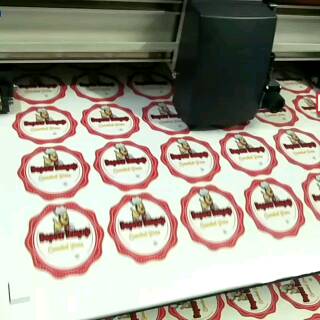 Cetak stiker  label produk kemasan makanan  minuman stiker  