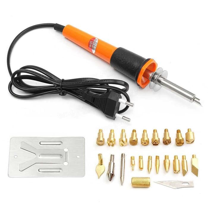 

Solder Pen Pyrography Set untuk Melukis Kerajinan Kayu