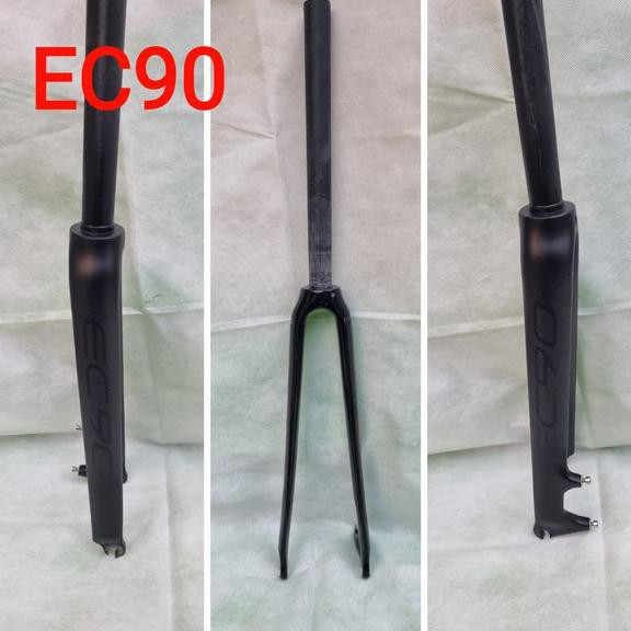 EC90 Fork Carbon 700C Disc Brake Front Fork  Full Carbon Rigid C Brake U Brake Roadbike Garpu Fork