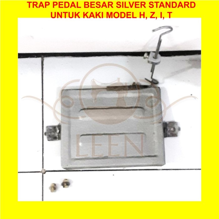 Trap Pedal Injakan Kaki Silver Standard Mesin Jahit Industri LEEN