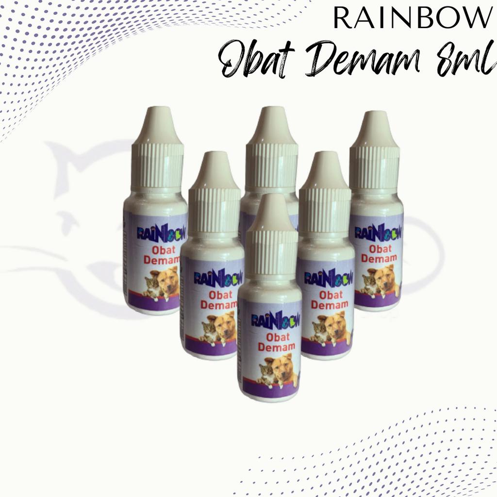 RAINBOW OBAT DEMAM ANJING KUCING CAIR8ML-8 ML