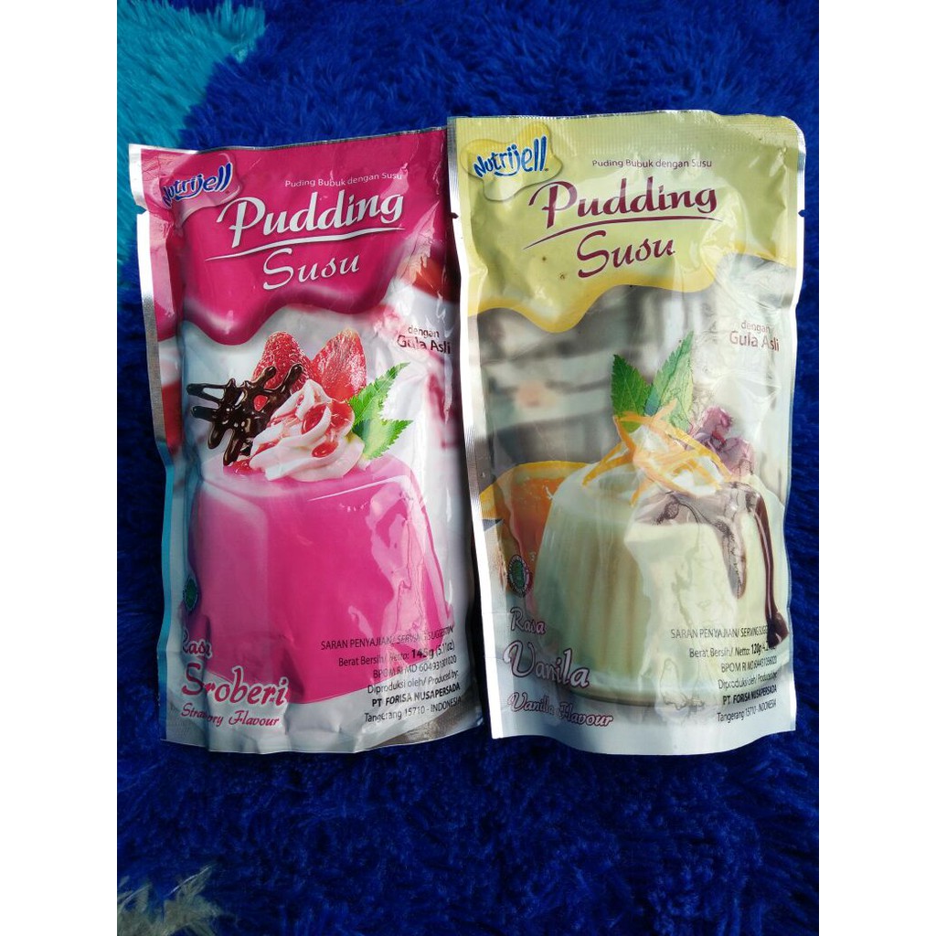 

PUDDING, TEPUNG BUBUK SUSU , NUTRIJELL 145gr Rp. 8.250