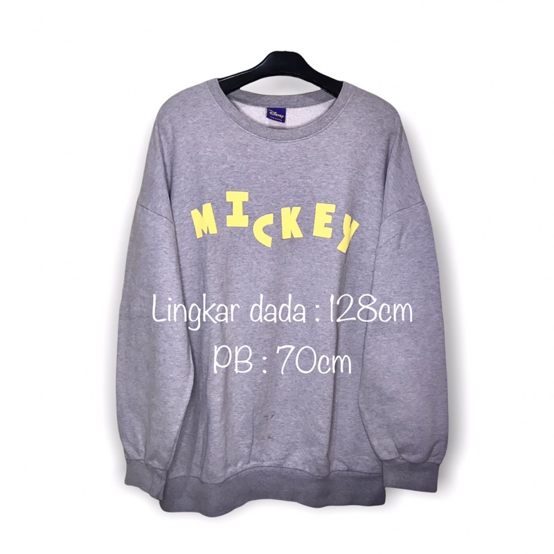 Sweater DISNEY Original - OVERSIZE, Tebal - Unisex
