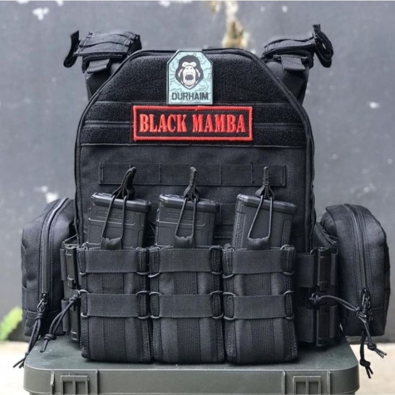 bodyvest blackmamba original durhaim/rompi anti peluru