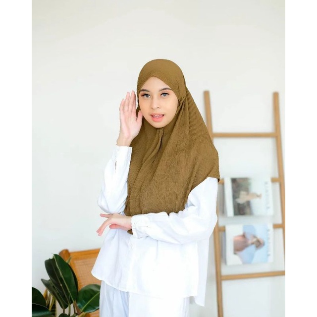 Bergo Maryam Plisket Full Lidi Premium PD 75 CM PB 90 CM