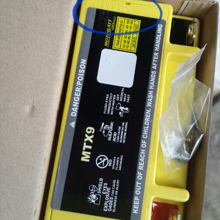 Aki Motor Motobatt Mtx9