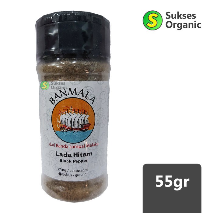 

Lada Hitam Premium Bubuk / Ground Black Pepper | 55gr | Banmala