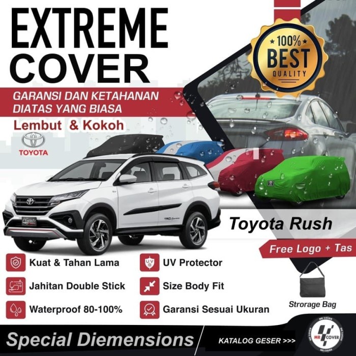 {BEKAS} Body Cover Cover Mobil Sarung Mobil Toyota Rush Murah