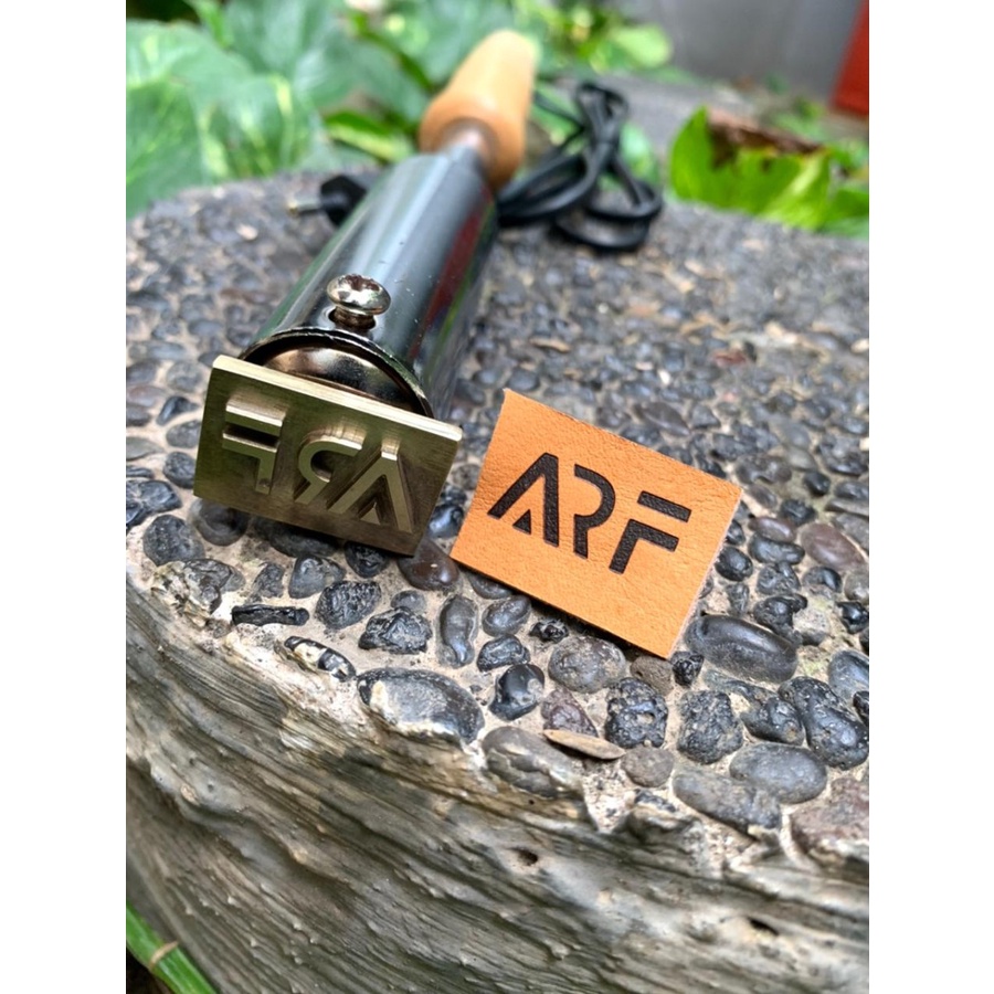 

Stampel logo kulit emboss logo + solder 200 watt