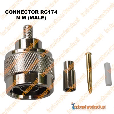 KONEKTOR CONNECTOR RG174 N M (MALE)