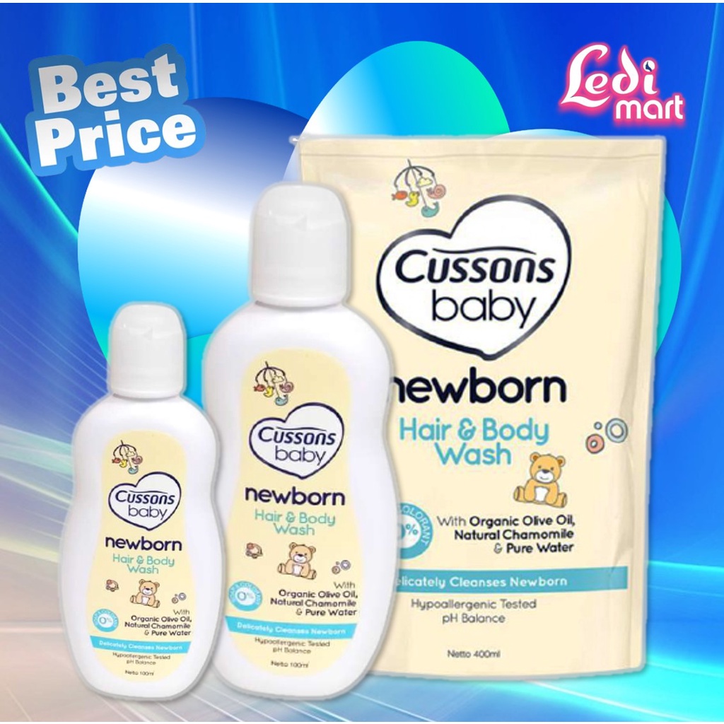 ORIGINAL Cussons Baby NewBorn Series / Cussons New Born / Cussons Wipes Sensitive / LEDI MART