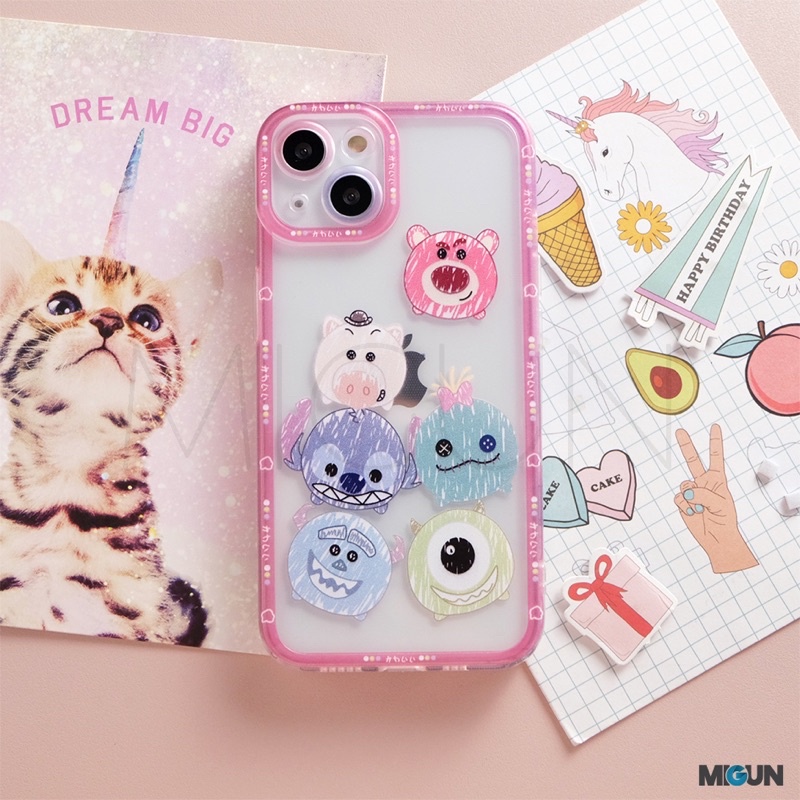 New! Cartoon Case - Softcase Fullcover for iPhone 7 8 SE2020 7plus 8plus X XS XR XSMAX 11 12 13 MINI PRO PROMAX 14 14PLUS 14PRO 14PROMAX