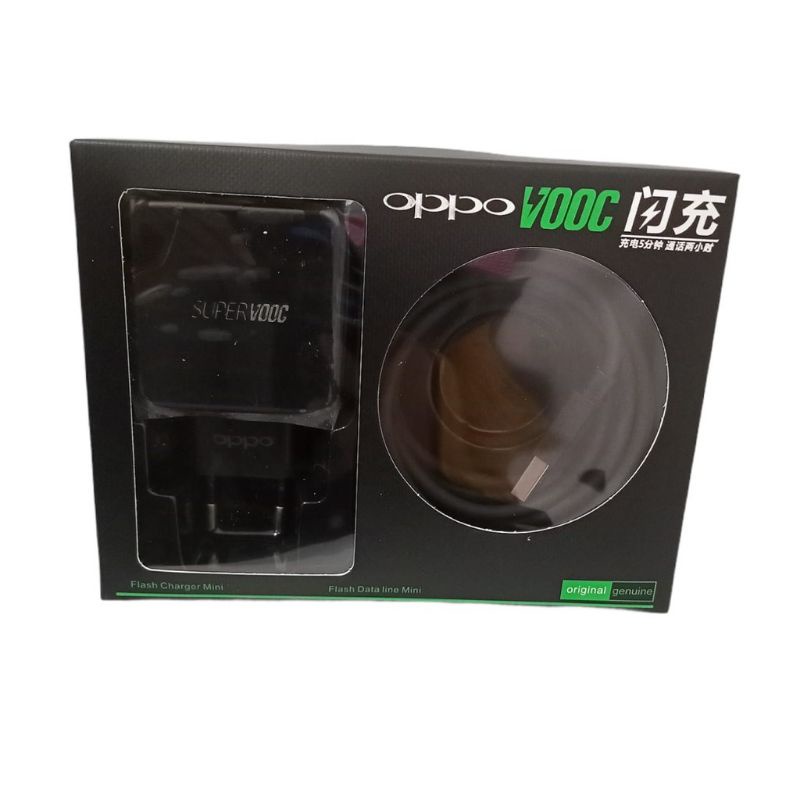 Charger Oppo Super Vooc Type C Black Edition oppo Reno 3/A91/Reno 2/Reno 2f/R17 Pro