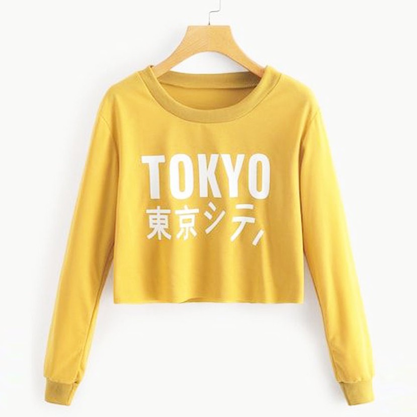 Bess - Sweater Crop Murah / Sweater Crop Wanita TOKYO