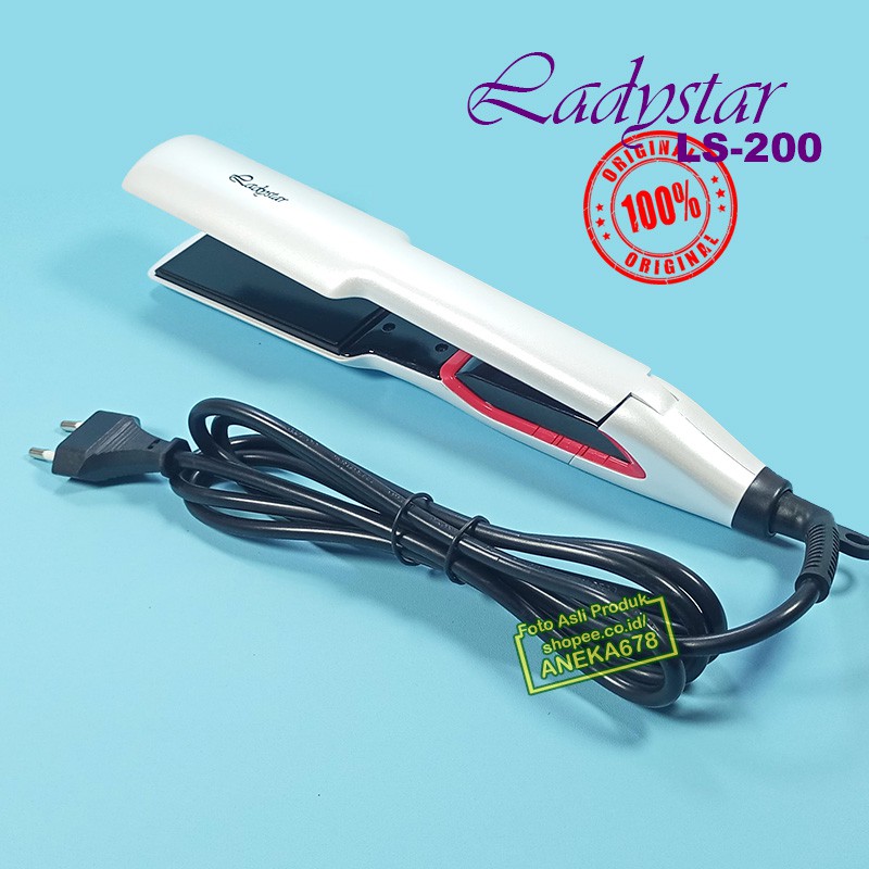 LADYSTAR LS 200 CATOKAN LURUS ALAT CATOK RAMBUT PLAT LEBAR LS200 PROMO