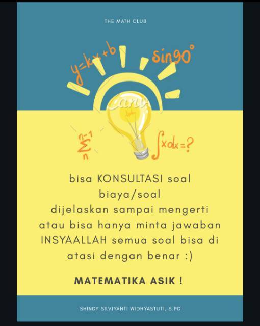 Jasa Mengerjakan Soal Matematika Sd Smp Sma Shopee Indonesia