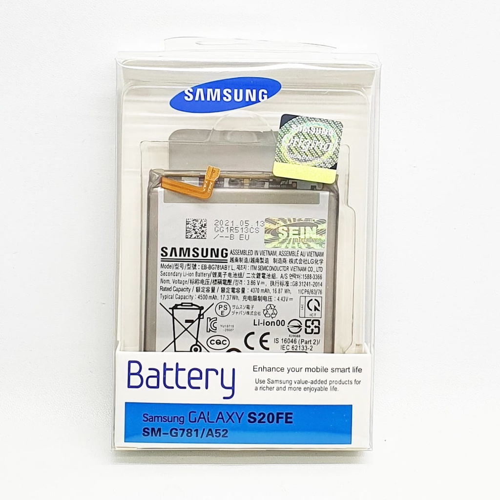 Baterai Samsung Galaxy S20 FE / G781 EB-BG781ABY Original 100%