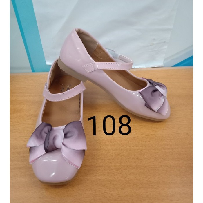 Sepatu Anak Prempuan Casual Flats Tali Ujung Runcing 108