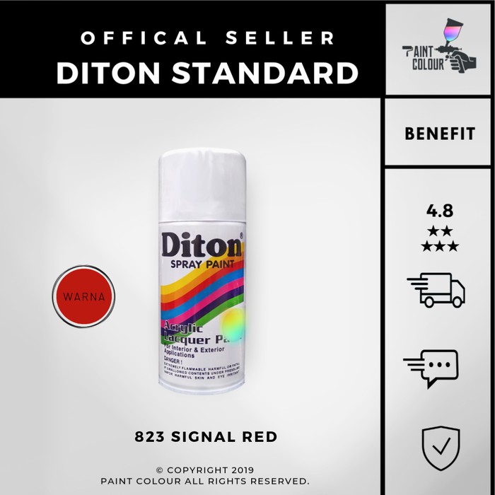 Diton 823 Signal Red Cat Semprot/Pylox/Samurai Motor/Helm/Gundam