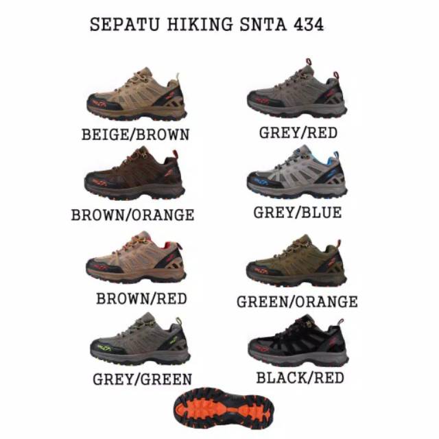 Sepatu gunung sepatu snta 434 / sepatu hiking sport olahraga