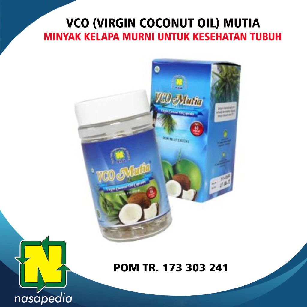 

VCO NASA VIRGIN COCONUT OIL CAPSULE MINYAK KELAPA MURNI UNTUK KESEHATAN TUBUH