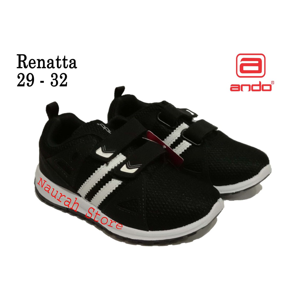 SEPATU ANAK ANDO RENATTA VELCRO ORIGINAL SNEAKERS MODEL BARU 2021